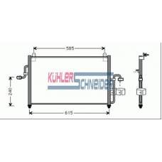 5220201 KUHLER SCHNEIDER Конденсатор, кондиционер