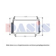 212104N AKS DASIS Конденсатор, кондиционер