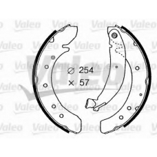 562627 VALEO Комплект тормозных колодок