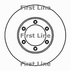 FBD561 FIRST LINE Тормозной диск
