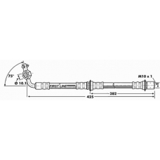 FBH7251 FIRST LINE Тормозной шланг