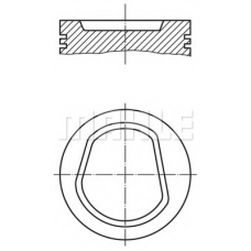 030 42 02 MAHLE Поршень