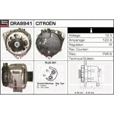 DRA9941 DELCO REMY Генератор