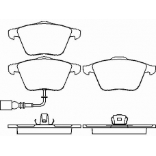 P 85 079 BREMBO Комплект тормозных колодок, дисковый тормоз