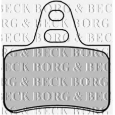 BBP1290 BORG & BECK Комплект тормозных колодок, дисковый тормоз