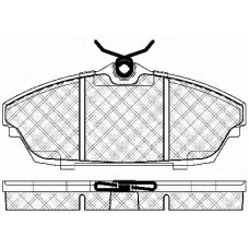 20094 BSF Комплект тормозных колодок, дисковый тормоз