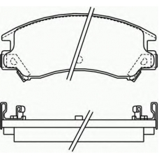 2011201 TEXTAR Комплект тормозных колодок, дисковый тормоз