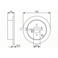 0 986 479 983 BOSCH Тормозной диск