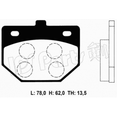 IBD-1600 IPS Parts Комплект тормозных колодок, дисковый тормоз