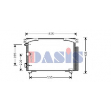 212920N AKS DASIS Конденсатор, кондиционер