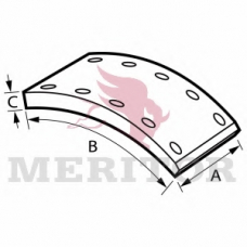 MBLK2210 MERITOR Комплект тормозных башмаков, барабанные тормоза