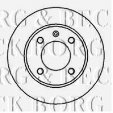 BBD4738 BORG & BECK Тормозной диск
