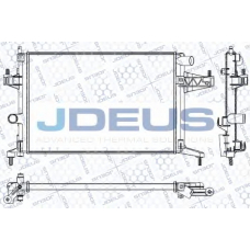 RA0200710 JDEUS Радиатор, охлаждение двигателя