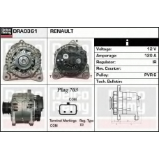 DRA0361 DELCO REMY Генератор