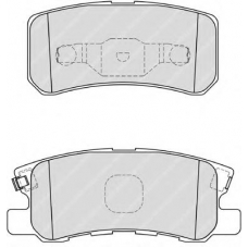 FDB1992 FERODO Комплект тормозных колодок, дисковый тормоз