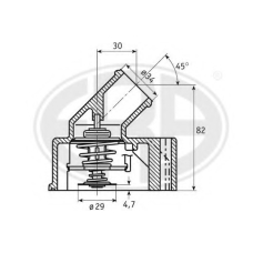 350249 ERA Термостат, охлаждающая жидкость