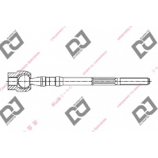 DR1256 DJ PARTS Осевой шарнир, рулевая тяга