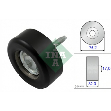 532 0651 10 INA Паразитный / ведущий ролик, поликлиновой ремень