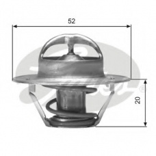 TH00582G1 GATES Термостат, охлаждающая жидкость