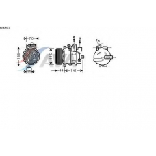 MSK401 AVA Компрессор, кондиционер