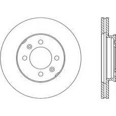 BDR1051.20 OPEN PARTS Тормозной диск