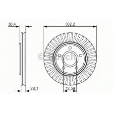 0 986 479 046 BOSCH Тормозной диск