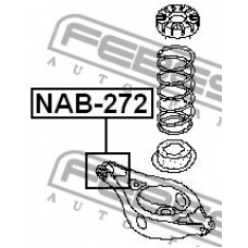 NAB-272 FEBEST Подвеска, рычаг независимой подвески колеса