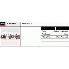 DC74364 DELCO REMY Тормозной суппорт