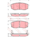 GDB3260 TRW Комплект тормозных колодок, дисковый тормоз