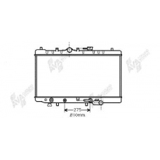27002093 VAN WEZEL Радиатор, охлаждение двигателя