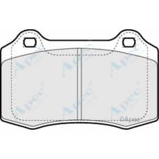 PAD1271 APEC Комплект тормозных колодок, дисковый тормоз