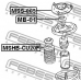 MSHB-CU20F FEBEST Защитный колпак / пыльник, амортизатор