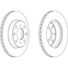 DDF571-1 FERODO Тормозной диск