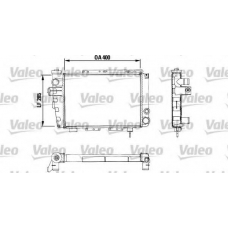 883282 VALEO Радиатор, охлаждение двигателя