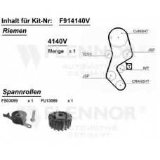 F904133V FLENNOR Комплект ремня грм