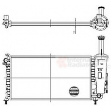 17002999 VAN WEZEL Радиатор, охлаждение двигателя