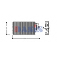 820040N AKS DASIS Испаритель, кондиционер