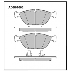 ADB01003 Allied Nippon Тормозные колодки