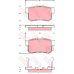 GDB3269 TRW Комплект тормозных колодок, дисковый тормоз