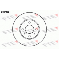 BS4749B FTE Тормозной диск
