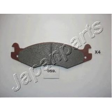 PA-059AF JAPANPARTS Комплект тормозных колодок, дисковый тормоз