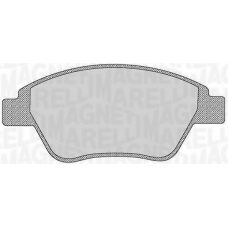 363916060176 MAGNETI MARELLI Комплект тормозных колодок, дисковый тормоз