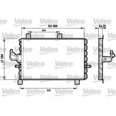 816965 VALEO Конденсатор, кондиционер