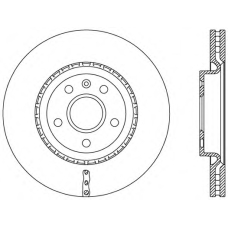 BDR2496.20 OPEN PARTS Тормозной диск