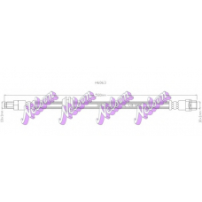 H6063 Brovex-Nelson Тормозной шланг