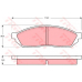 GDB254 TRW Комплект тормозных колодок, дисковый тормоз