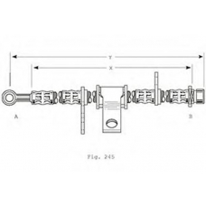 PHD368 TRW Тормозной шланг