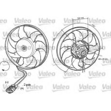 696046 VALEO Вентилятор, охлаждение двигателя