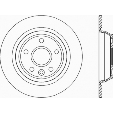 BDA2303.10 OPEN PARTS Тормозной диск