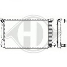 8101706 DIEDERICHS Радиатор, охлаждение двигателя